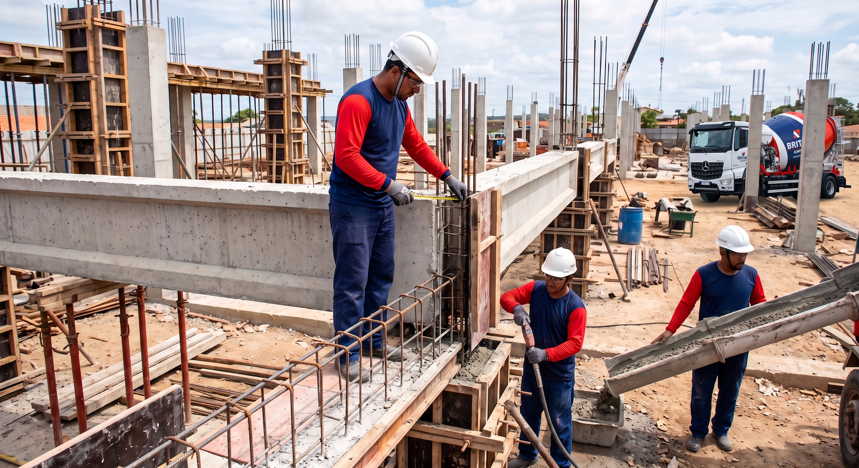 Concreto para Vigas e Pilares